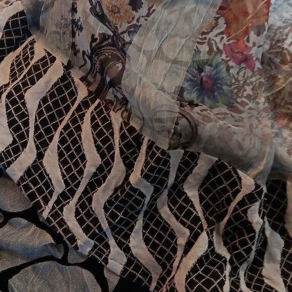 Funsport Sleer Patchwork Jacket. Boho, Fairycore, Whimsigoth - Picture 12 of 12